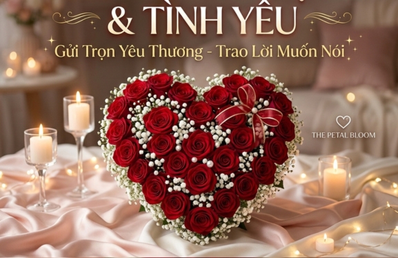HOA SINH NHẬT & TÌNH YÊU LÃNG MẠN